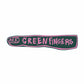 Teal Green finger bookmark back