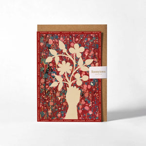 Posy in Hand Greetings Card