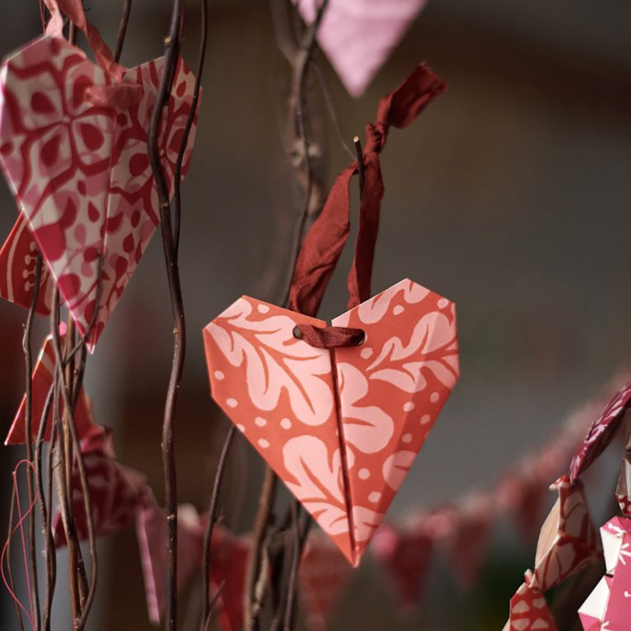 Heart Bunting Origami Kit