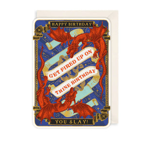Get Fired Up! Birthday Card