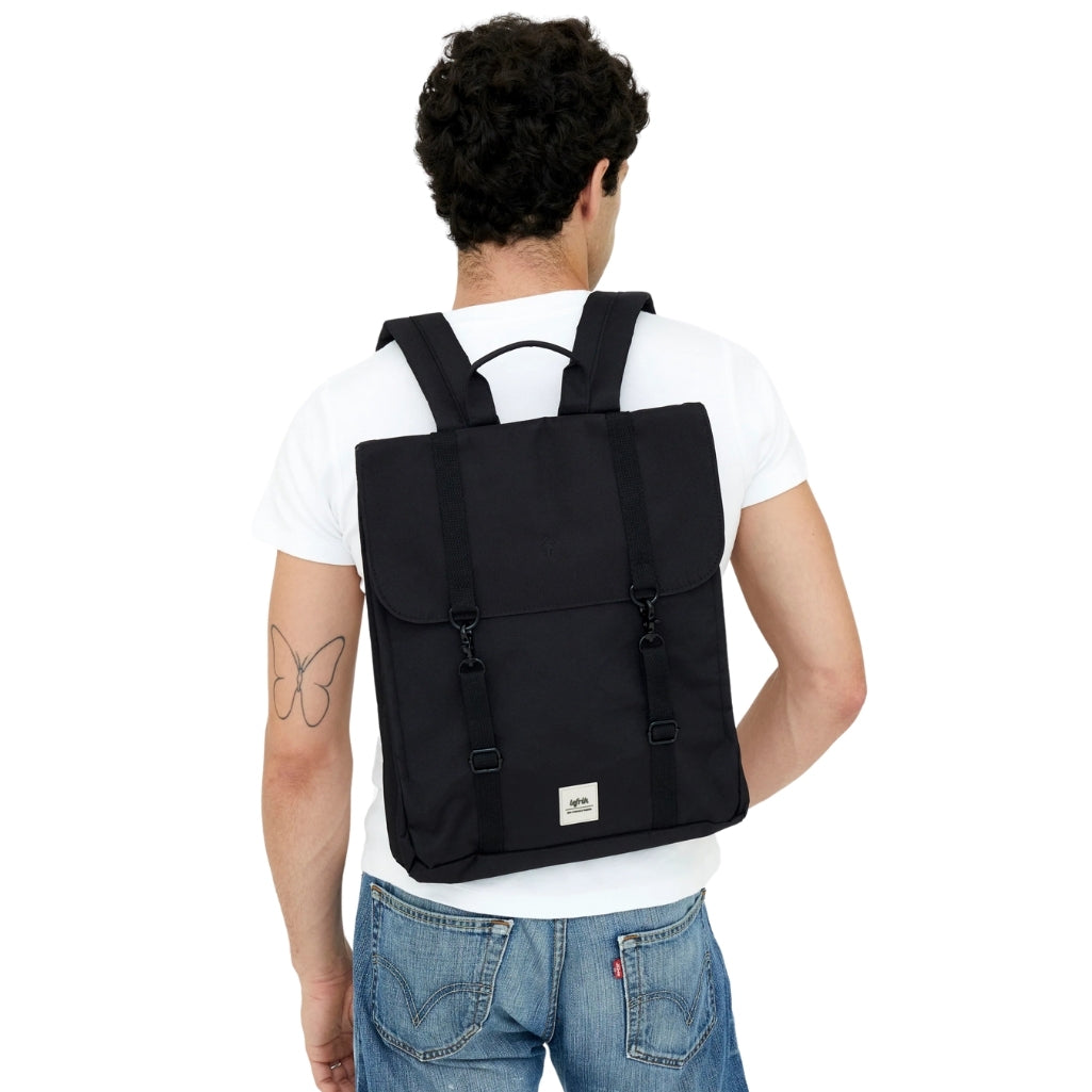 Handy Backpack Black on model