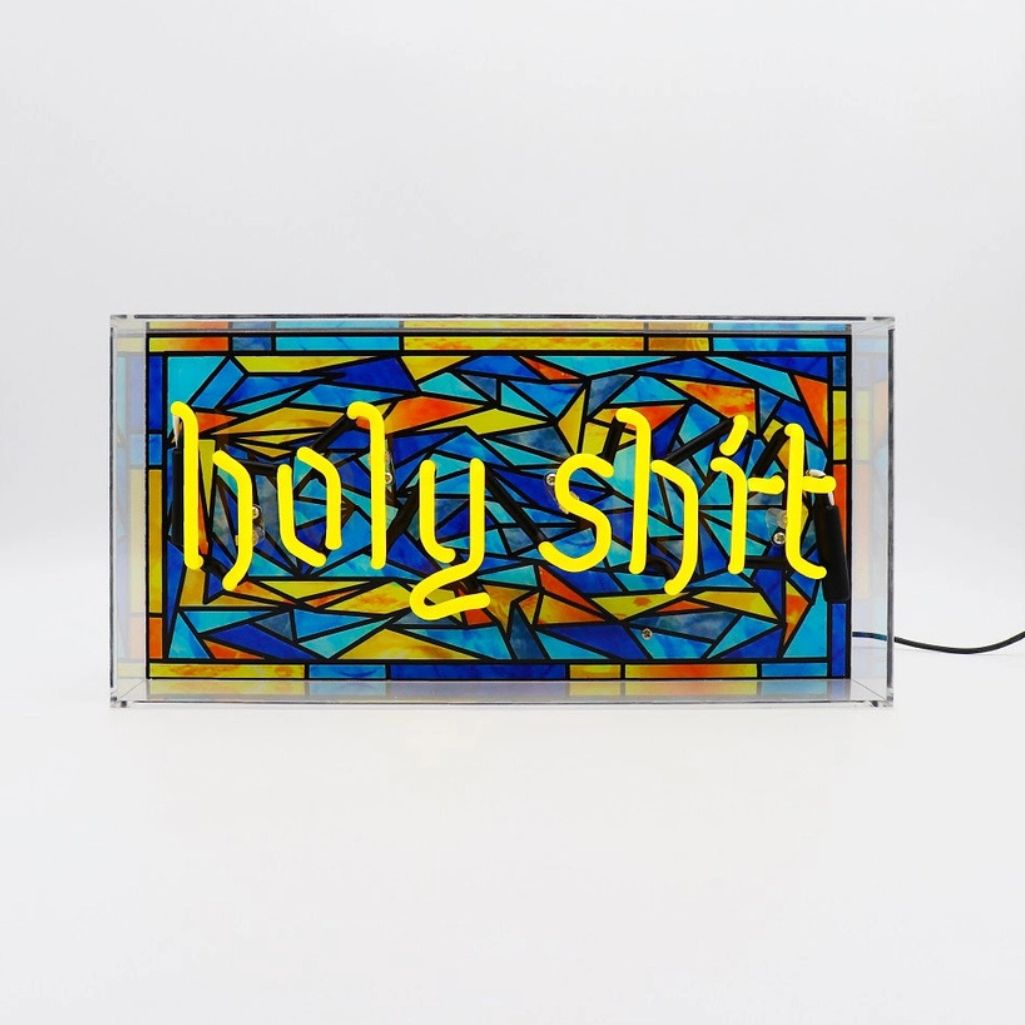 Holy Shit Neon Light Front