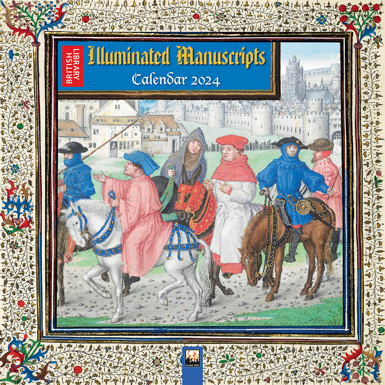 Illuminated Manuscripts 2024 Wall Calendar, Front Cover