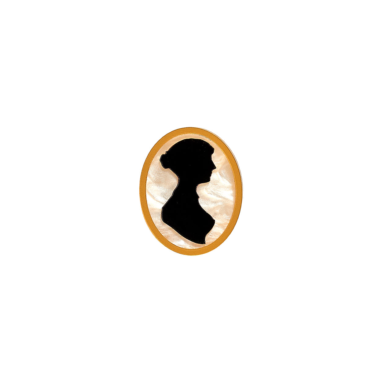 Jane Austen Cameo Brooch