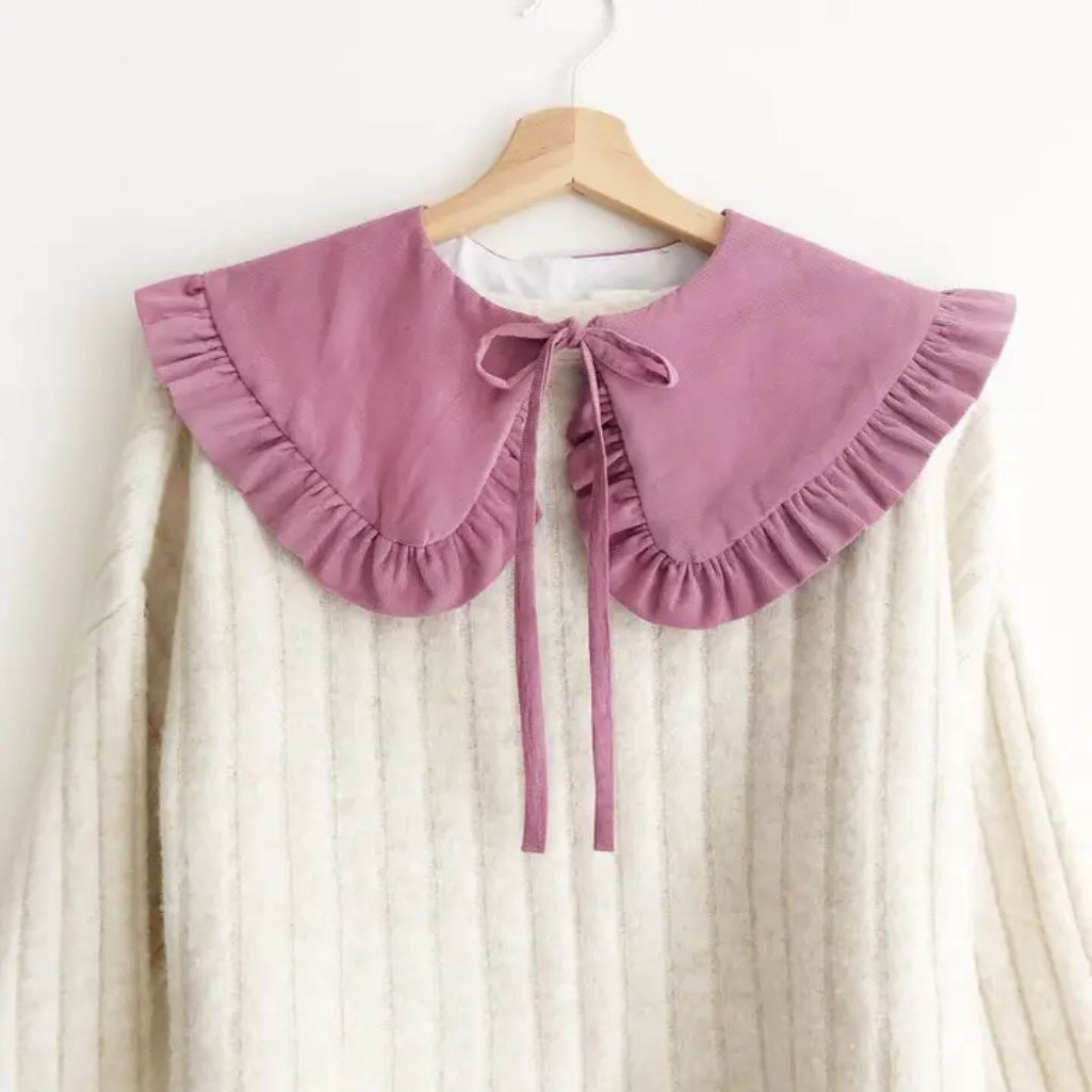 Lilac Corduroy Collar lifestyle