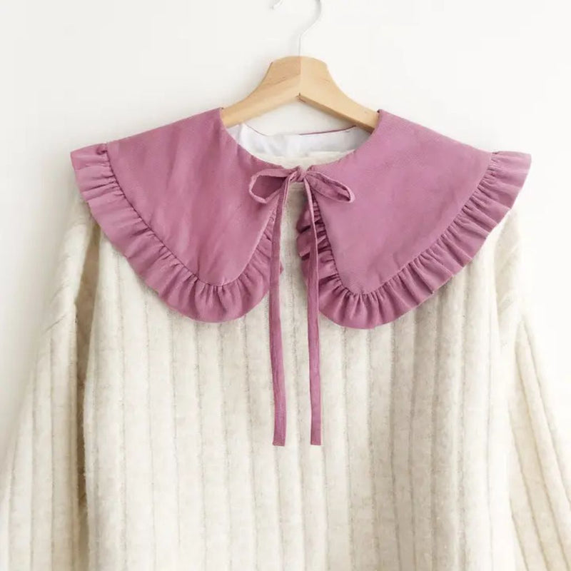 Lilac Corduroy Collar