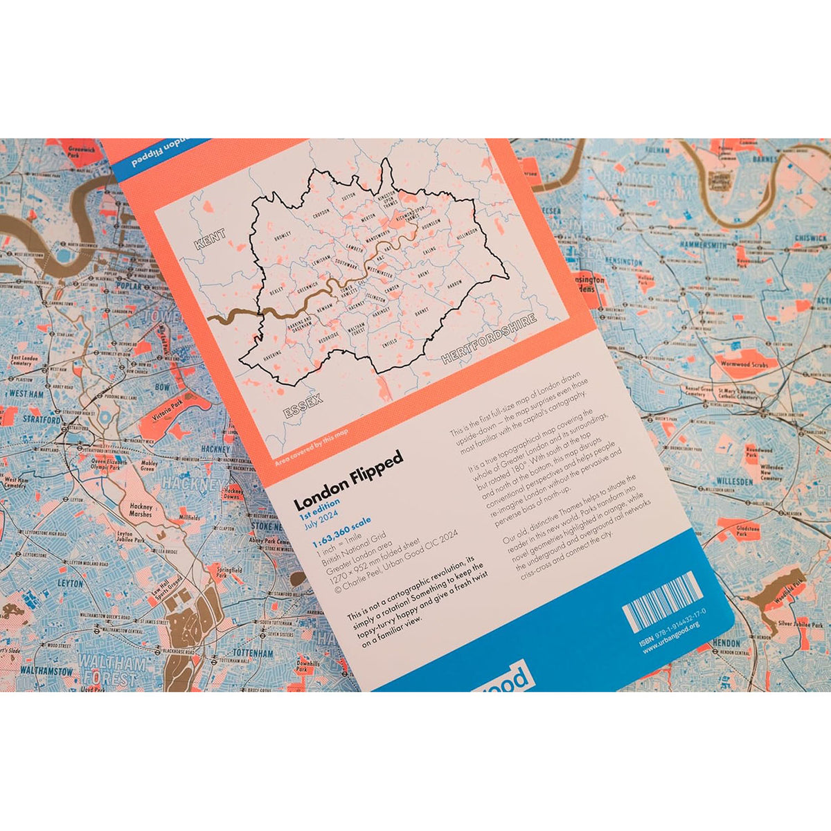 London Flipped Map