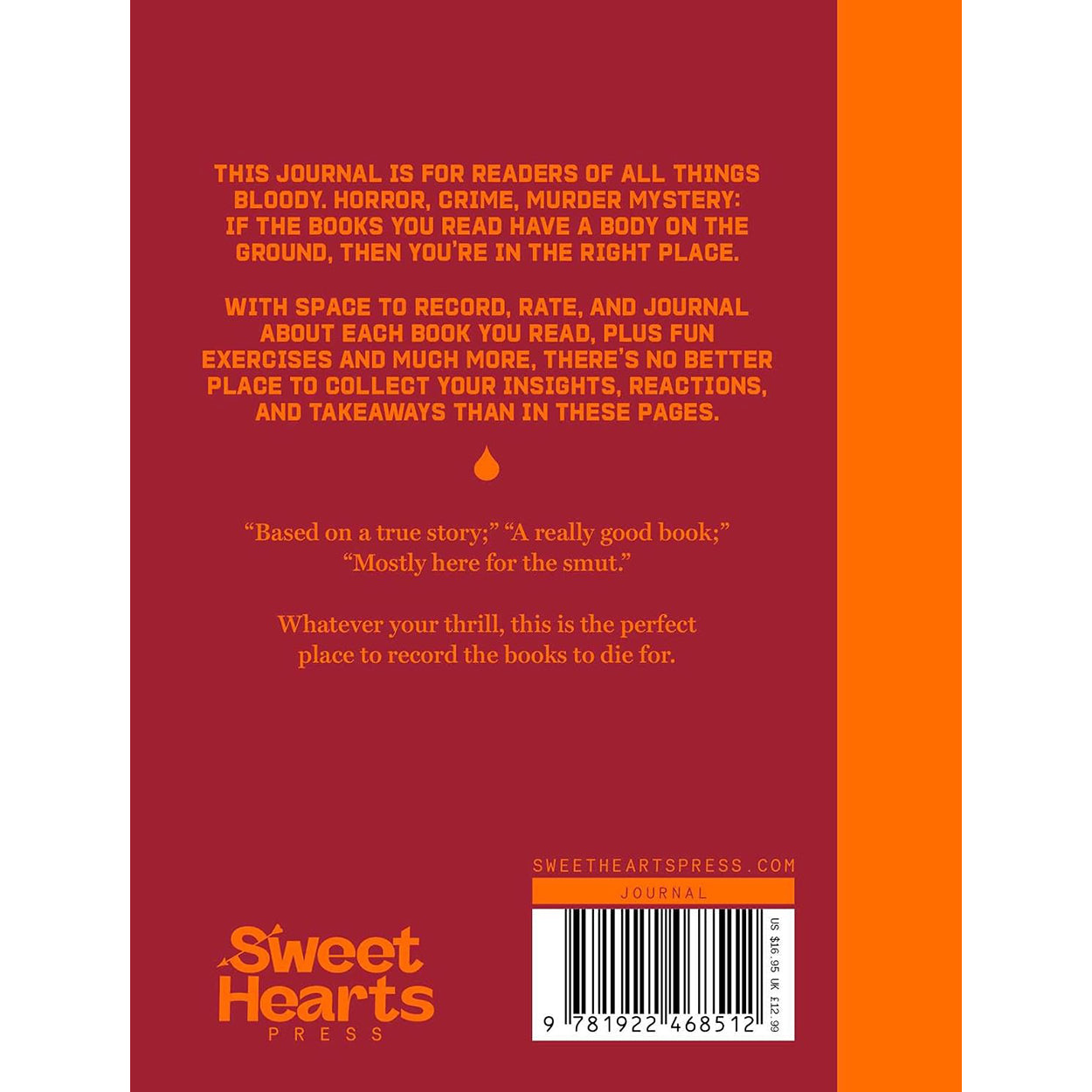 More Blood, Less Plot Reading Journal