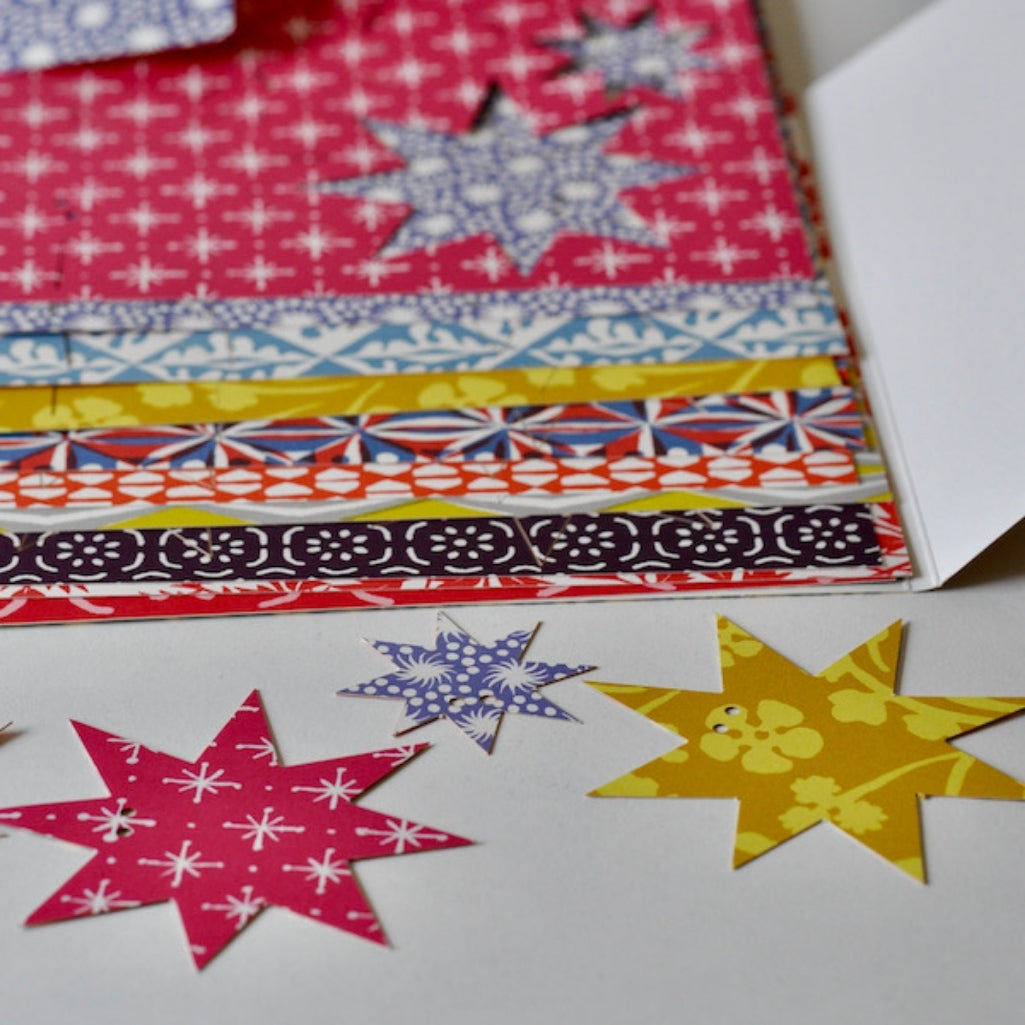 Make A Star Garland Kit contents