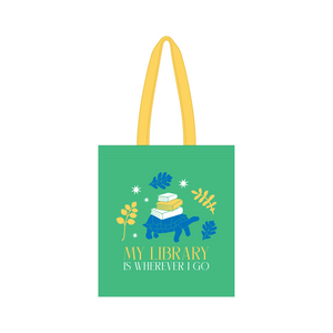 My Library is Tote Front