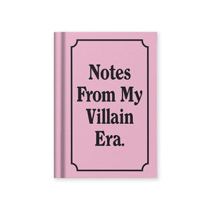 Notes from my Villain Era Mini Notebook