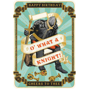 O' What A Knight Card