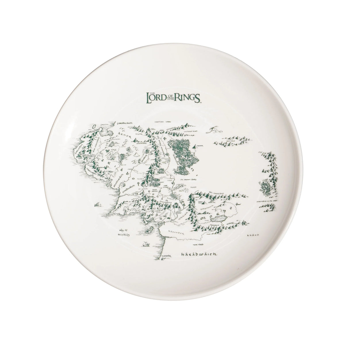 Lord of the Rings Vintage Map Plate