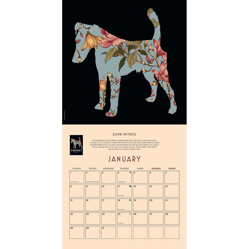 Agatha Christie Poirot 2024 Calendar 