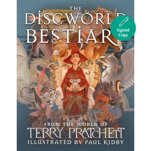 The Discworld Bestiary: Discover the brand new illustrated guide to the wonderful creatures of Terry Pratchett’s Discworld
by Terry Pratchett (Author), Paul Kidby (Illustrator)  Format: Hardcover