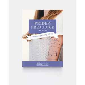 Pride and Prejudice Temporary Tattoos