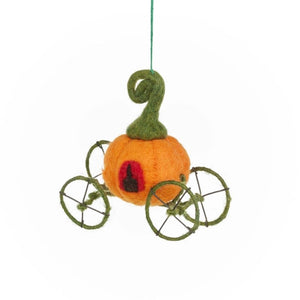 Pumpkin Carriage Decoration