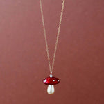 Red Toadstool Necklace