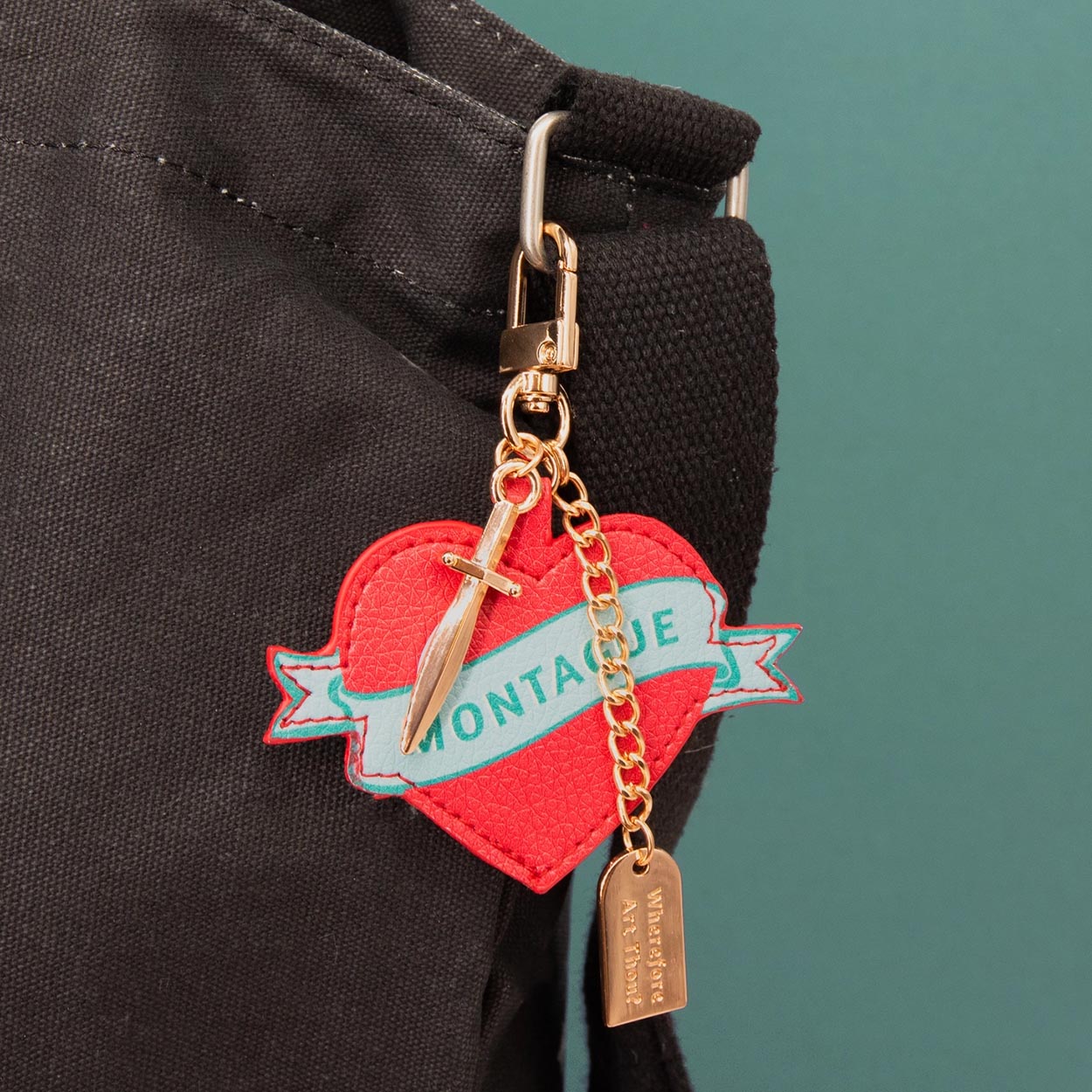 Romeo and Juliet Bag Charm