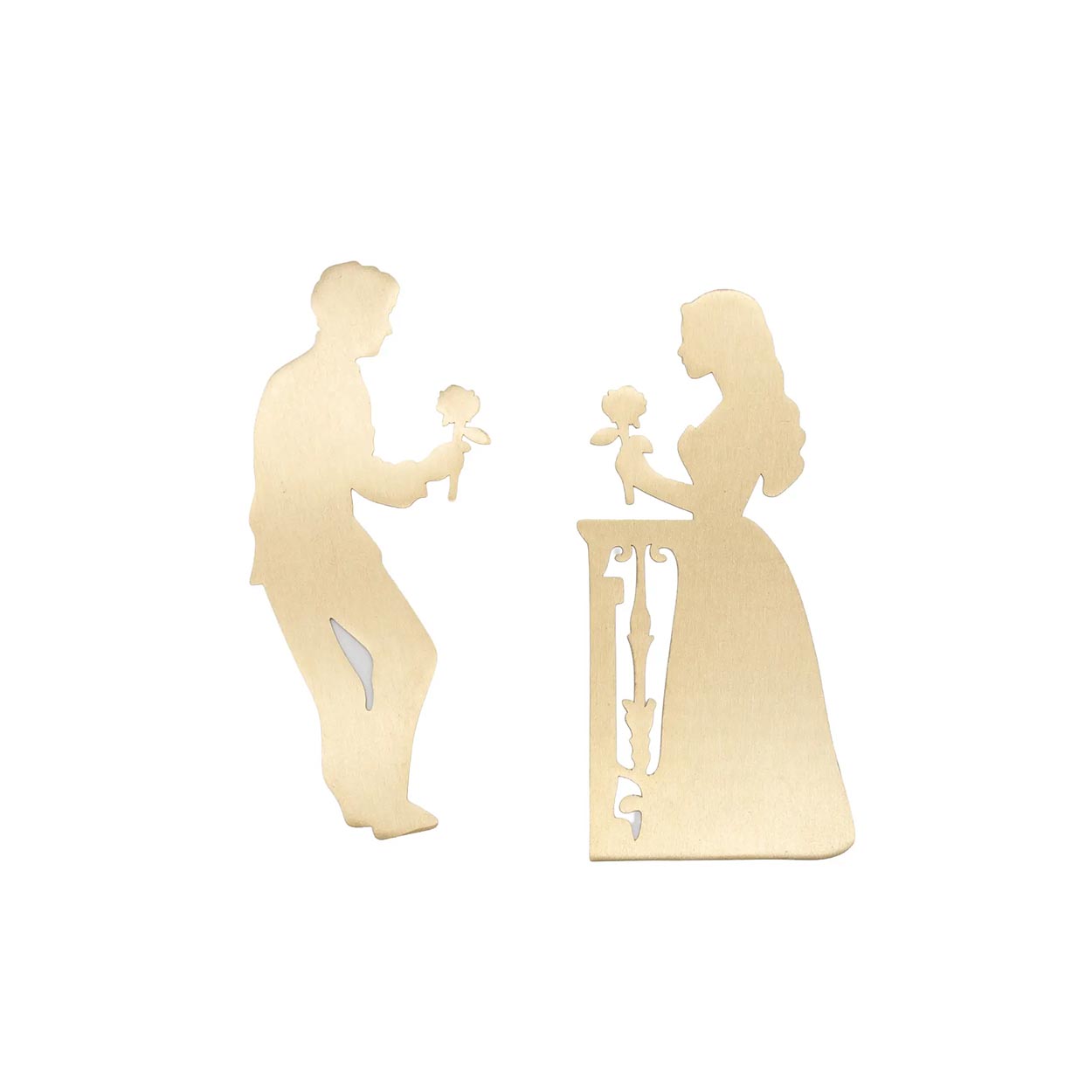 Romeo and Juliet Metal Bookmark Set