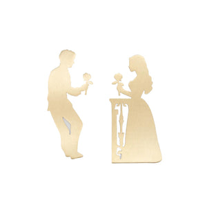 Romeo and Juliet Metal Bookmark Set