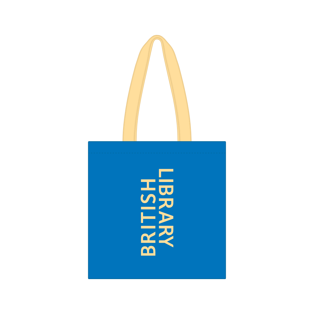 Raised by Books Tote back