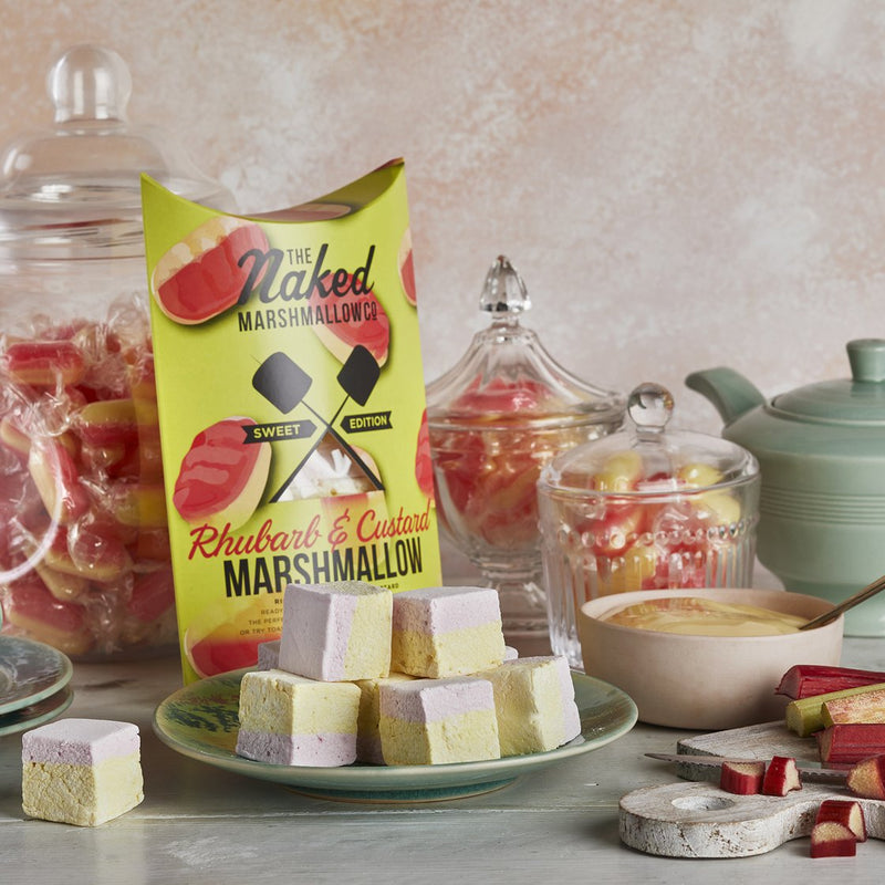 Rhubard and Custard Gourmet Marshmallows