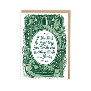 Secret Garden Quote Card