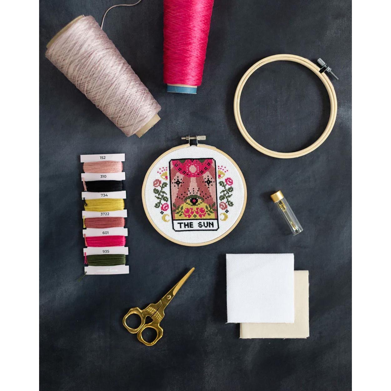 Sun Tarot Cross Stitch Kit