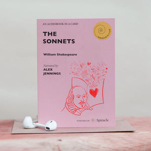 Audiobook In a Card: Shakespeare's Sonnets
