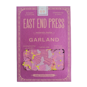 Spring Garden Sewn Garland in packaging
