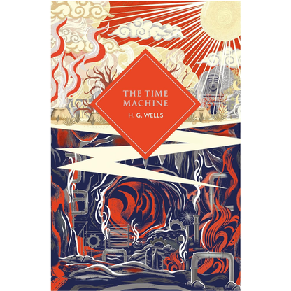 The front cover of the book 'The Time Machine' by H. G.