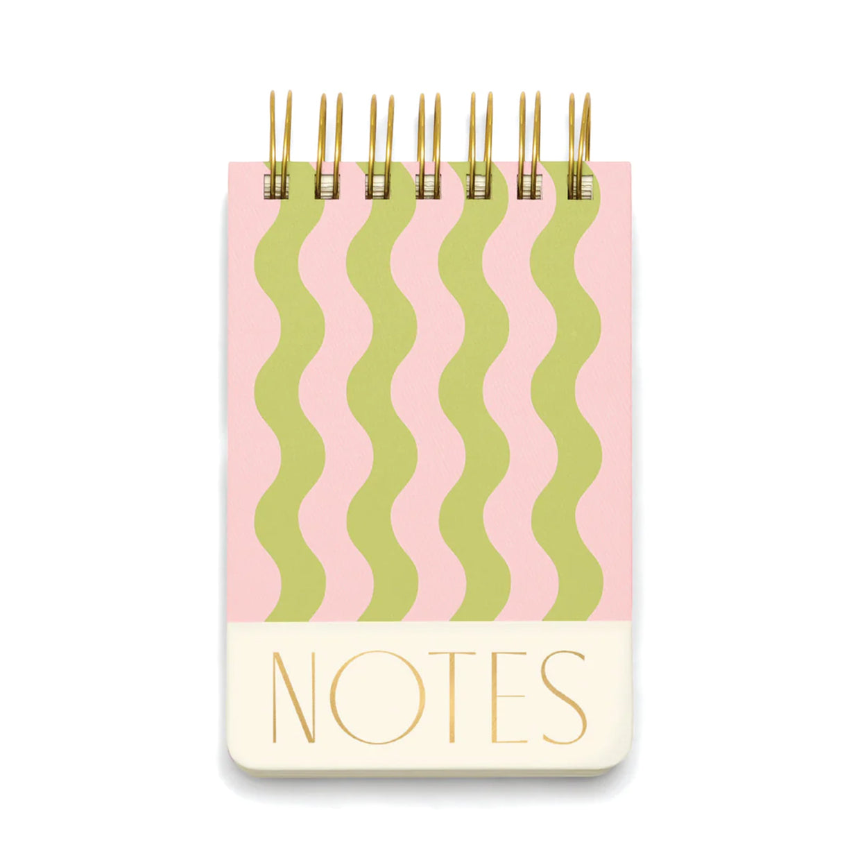 Wavy Stripes Twin Wire Notepad Cover
