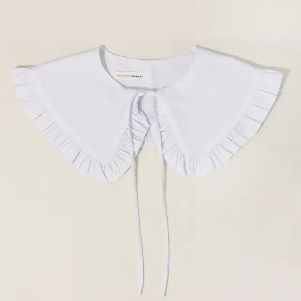 White Frill Detachable Collar