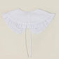 White Frill Detachable Collar back