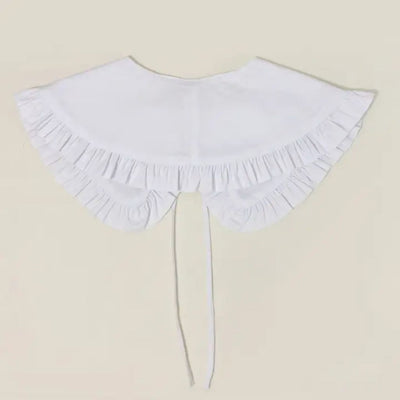 White Frill Detachable Collar back