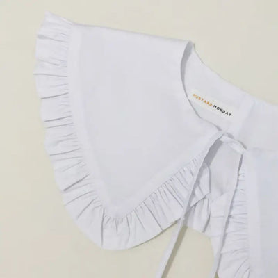 White Frill Detachable Collar detail