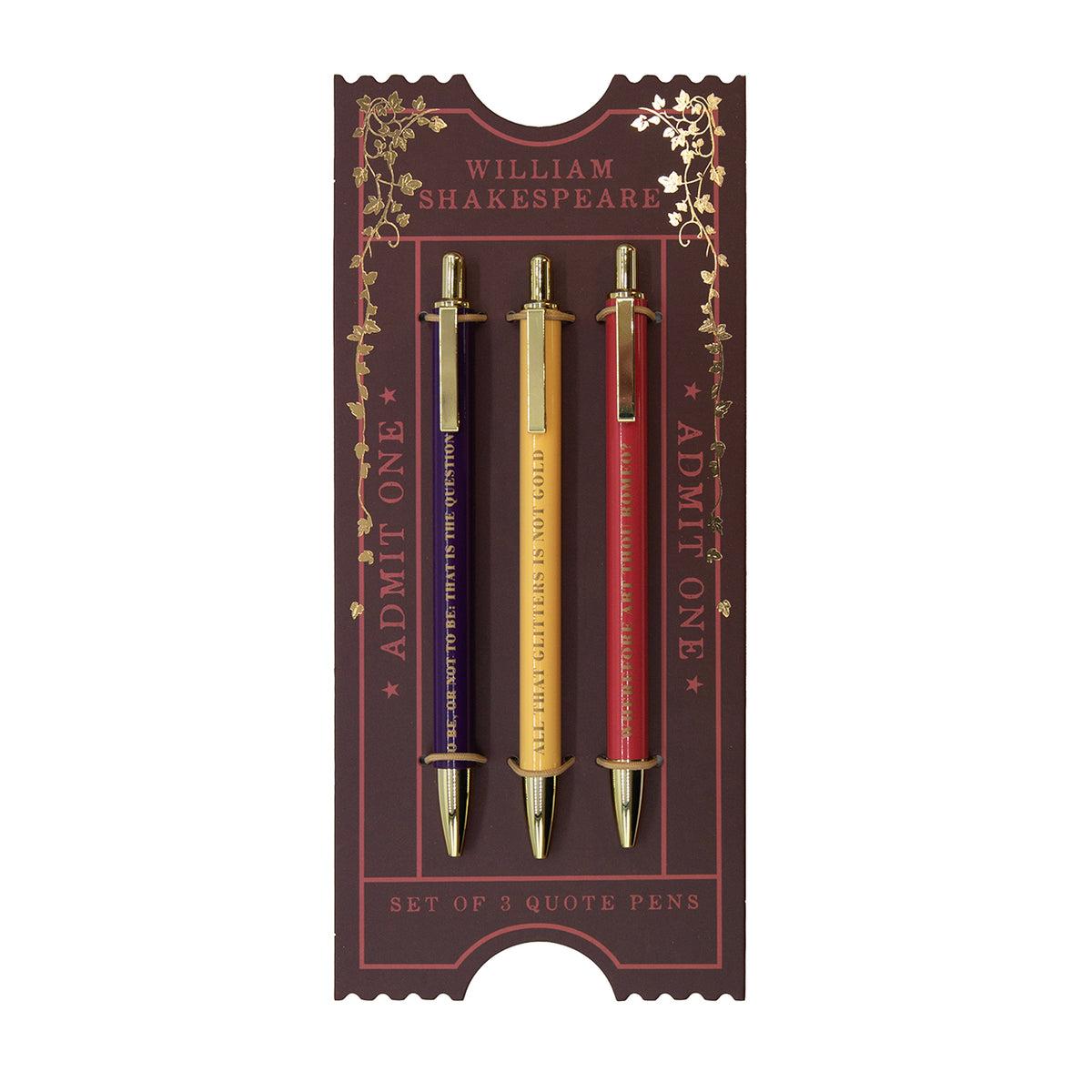 Shakespeare Pen Set