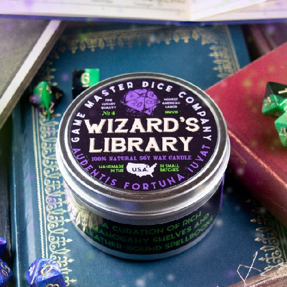 Wizard's Library 8oz Gaming Candle