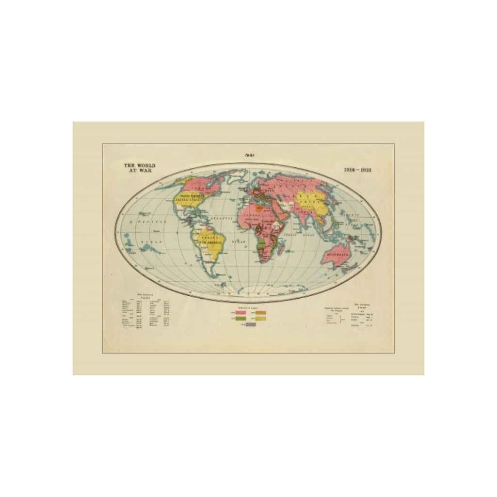 The World at War - World War I Map detail