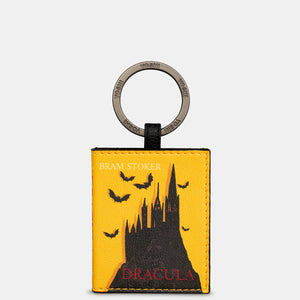 Dracula Leather Keyring front