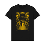 Black Printed T-shirt Tiger Skin