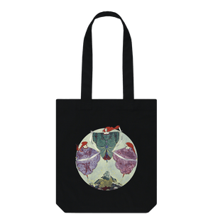 Black The Elf Hill Tote Bag