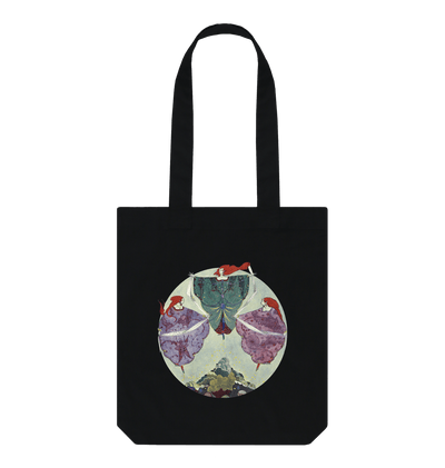 Black The Elf Hill Tote Bag