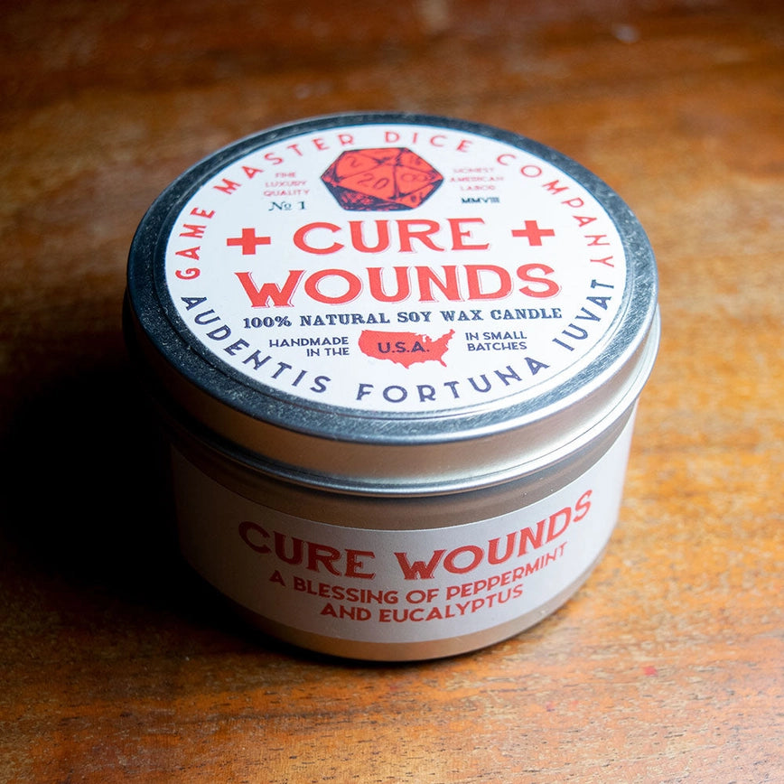 Cure Wounds 8oz Gaming Candle