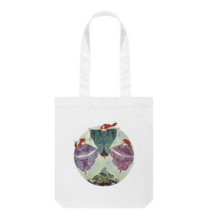 White The Elf Hill Tote Bag