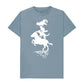 Stone Blue Bremen Town Musicians in white T-shirt