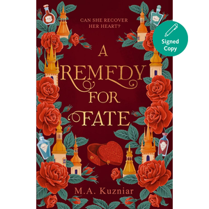 Book cover of 'A Remedy for Fate' with decorative elements and a question about recovery.