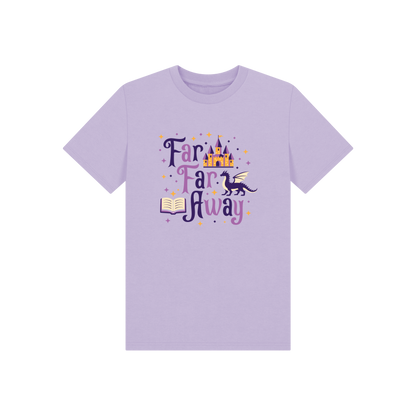 Soft Lilac Printed Kids T-Shirt Front
