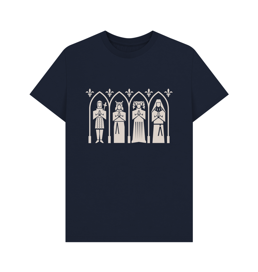 Navy Blue Medieval Women T-Shirt